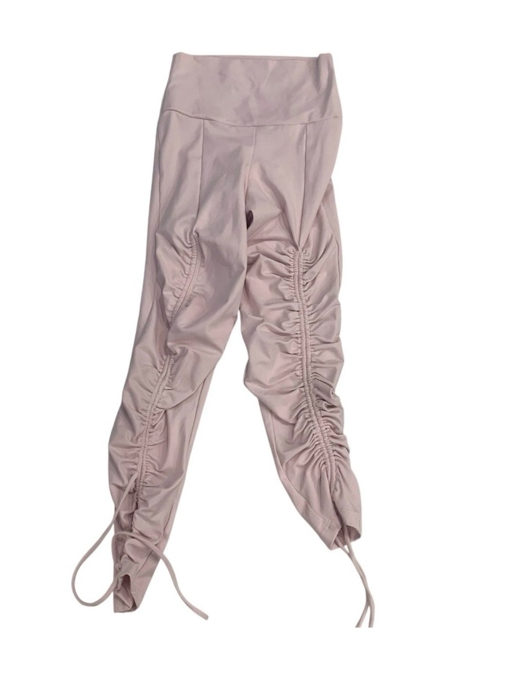 Port De Bras Leggings Stelle Ruched Sz XS Drawstring Pants Ruched High Rise